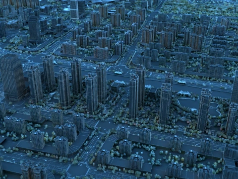 Urban architecture 3D Model