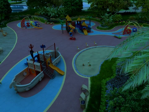 Childrens playground 3D Model