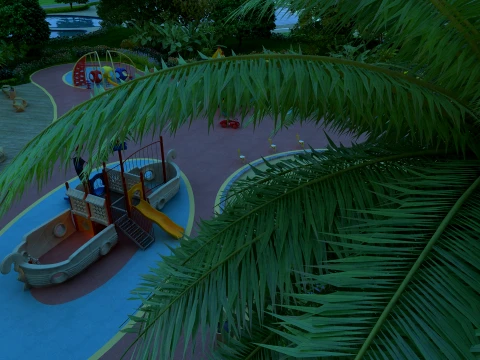 Childrens playground 3D Model