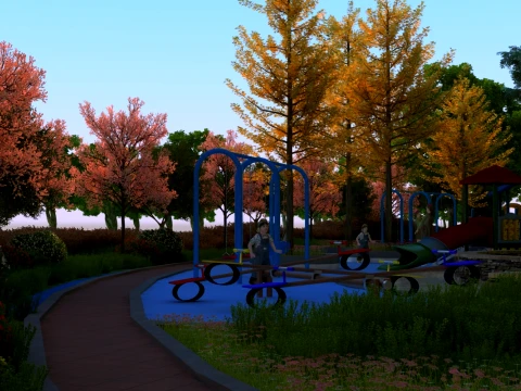 Childrens playground 3D Model