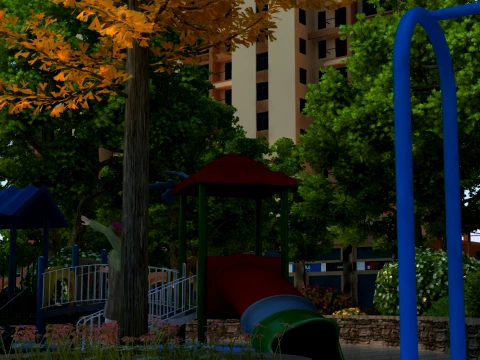 Childrens playground 3D Model