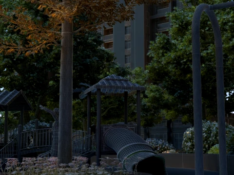 Childrens playground 3D Model