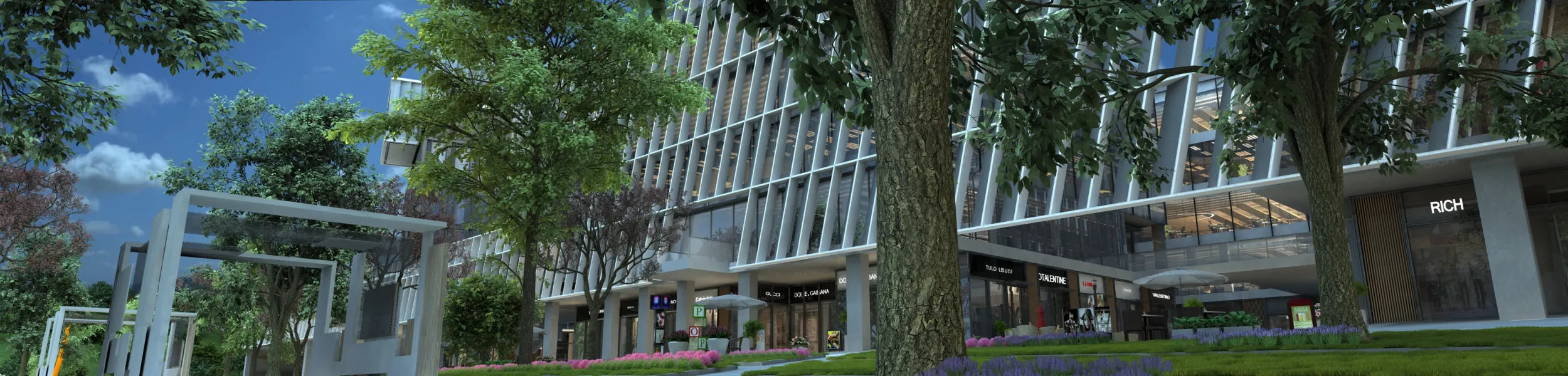 Mall 3D Model .c4d .max .obj .3ds .fbx .stl .blend 