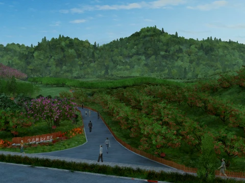 Orchard 3D Model