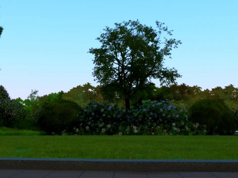 Plaza 3D Model