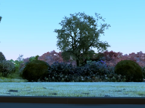 Plaza 3D Model