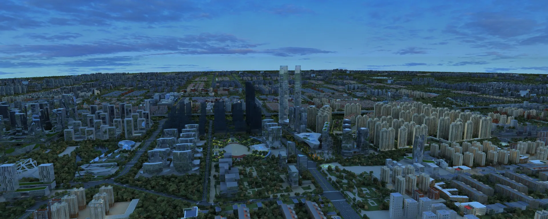 Urban architecture 3D Model .c4d .max .obj .3ds .fbx .stl .blend