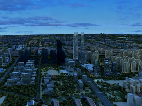 Urban architecture 3D Model