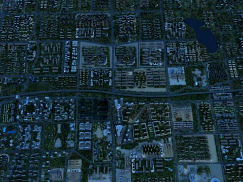 Urban architecture 3D Model