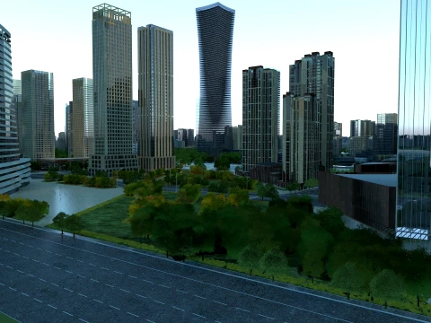 Urban architecture 3D Model
