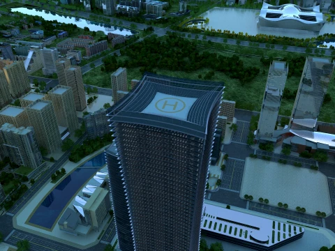 Urban architecture 3D Model
