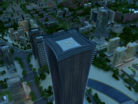 Urban architecture 3D Model