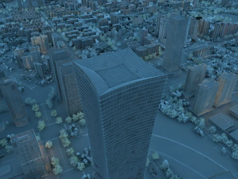 Urban architecture 3D Model