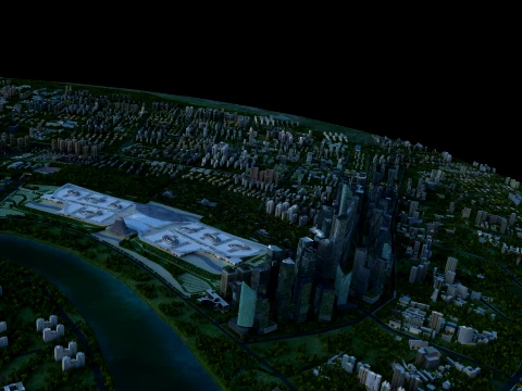 Urban architecture 3D Model