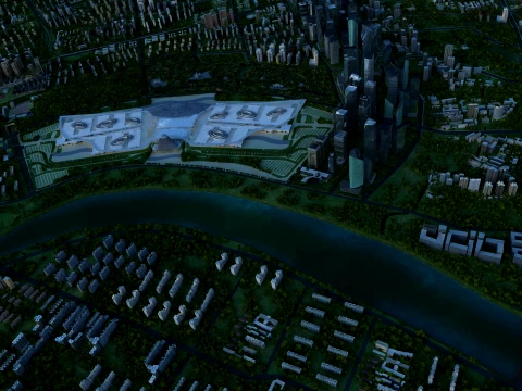 Urban architecture 3D Model