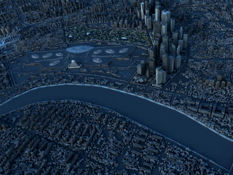 Urban architecture 3D Model