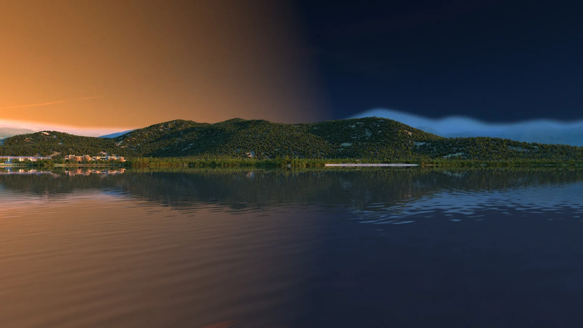 Lakeside building 3D Model .c4d .max .obj .3ds .fbx .stl .blend