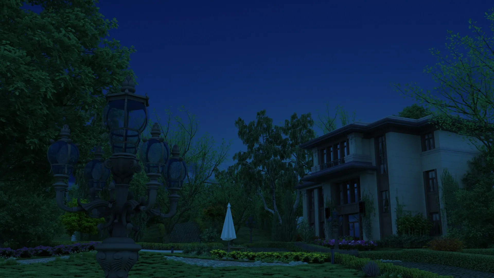 Villa 3D Model .c4d .max .obj .3ds .fbx .stl .blend 