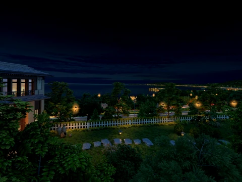 Villa 3D Model