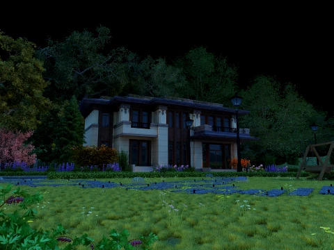 Villa 3D Model