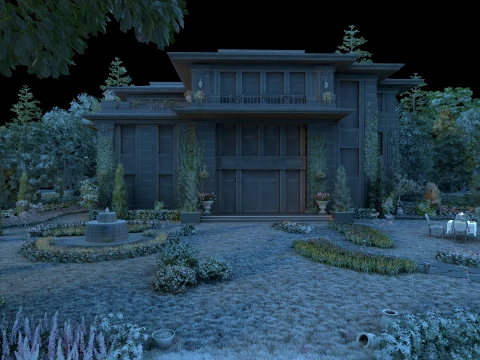 Villa 3D Model