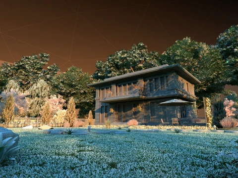 Villa 3D Model