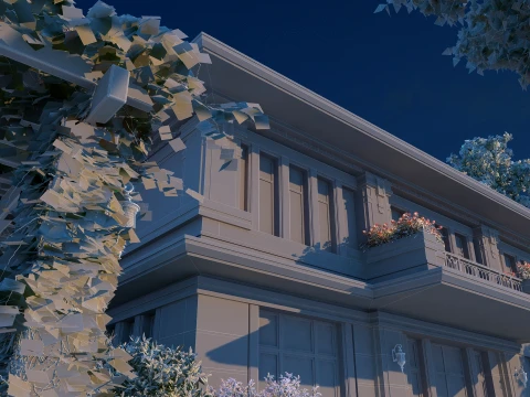 Villa 3D Model