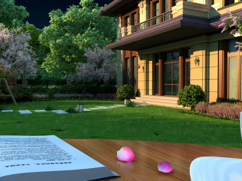 Villa 3D Model