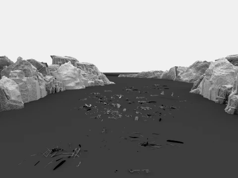 Shipwreck 3D Model