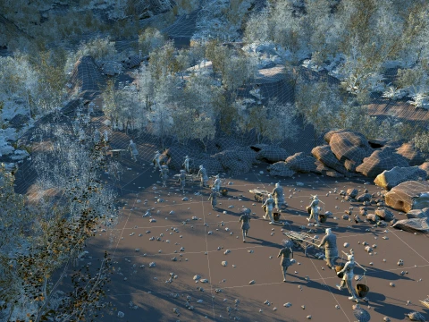 Mines 3D Model