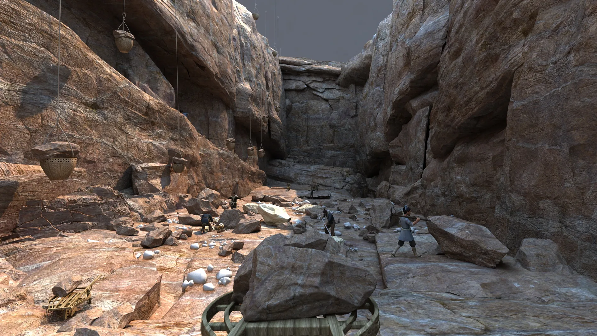 Mines 3D Model .c4d .max .obj .3ds .fbx .stl .blend 
