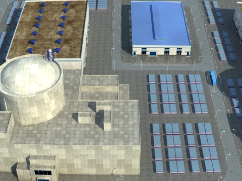 Factory 3D Model
