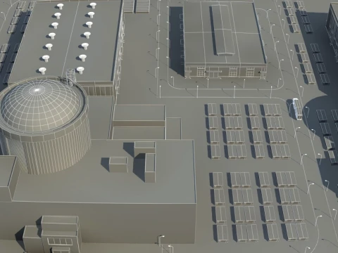 Factory 3D Model