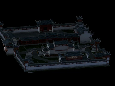Ancient officialdom 3D Model