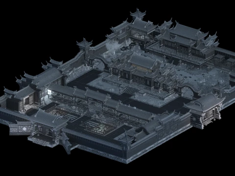 Ancient officialdom 3D Model