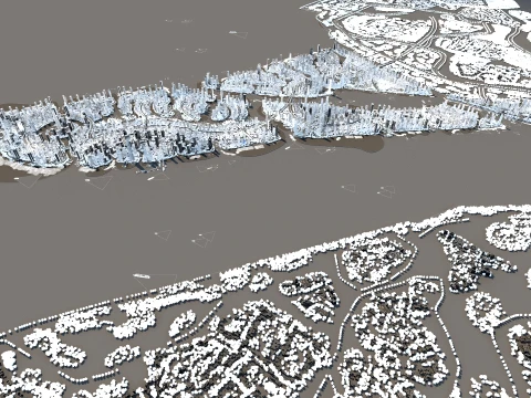 Sea Island 3D Model