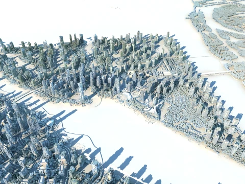 Sea Island 3D Model