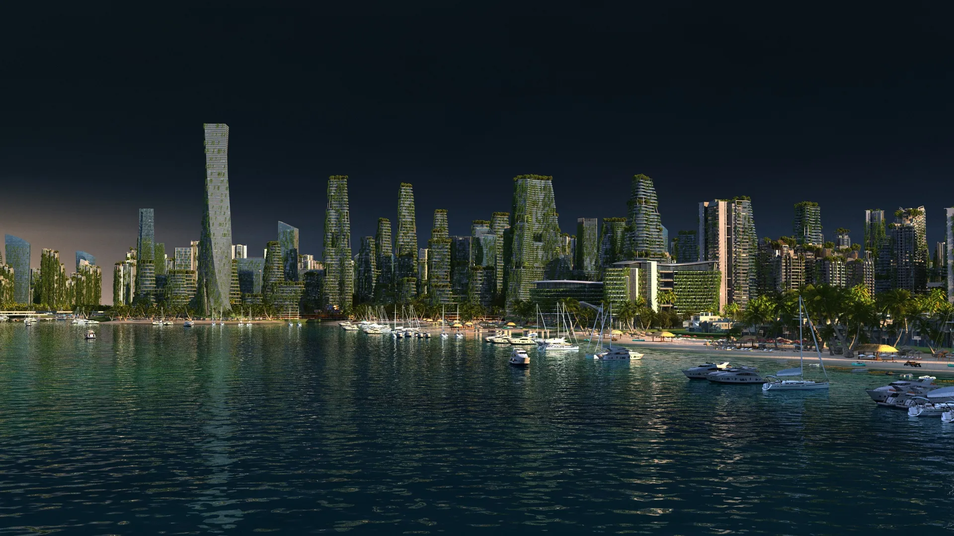 Sea Island 3D Model .c4d .max .obj .3ds .fbx .stl .blend 