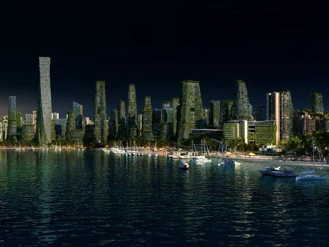 Sea Island 3D Model