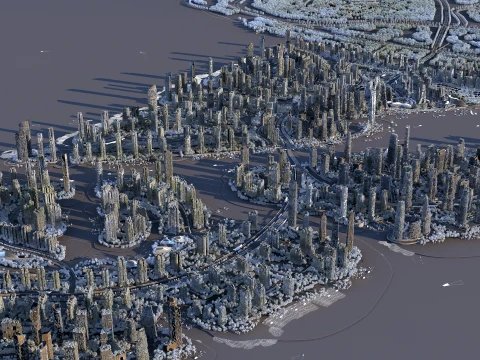 Sea Island 3D Model