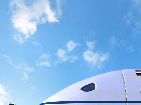 High Speed Rail 3D Model