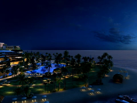 Sea Island 3D Model