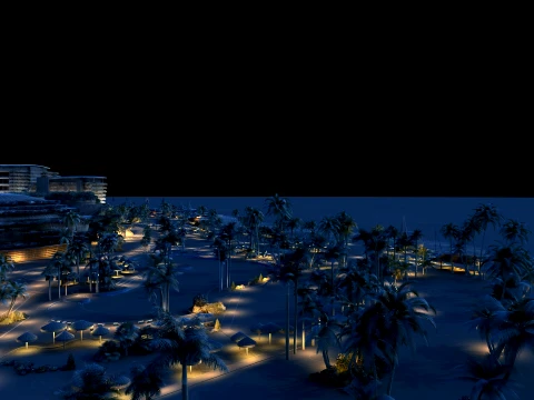 Sea Island 3D Model