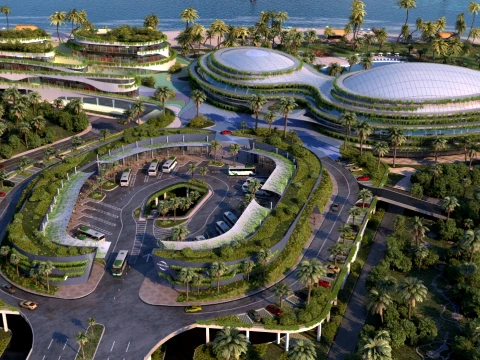 Sea Island 3D Model