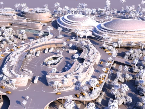 Sea Island 3D Model