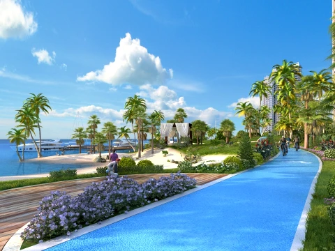 Sea Island 3D Model