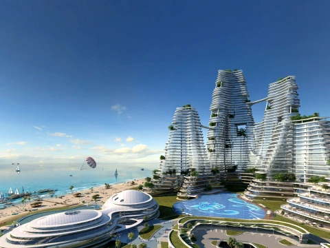 Sea Island 3D Model