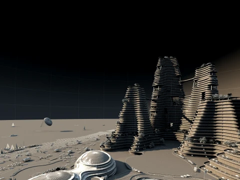 Sea Island 3D Model