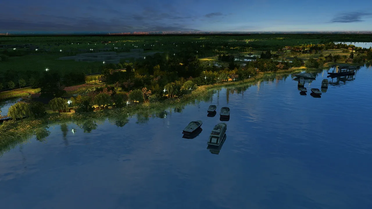 Wetland 3D Model .c4d .max .obj .3ds .fbx .stl .blend 