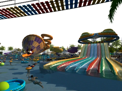 Waterpark 3D Model